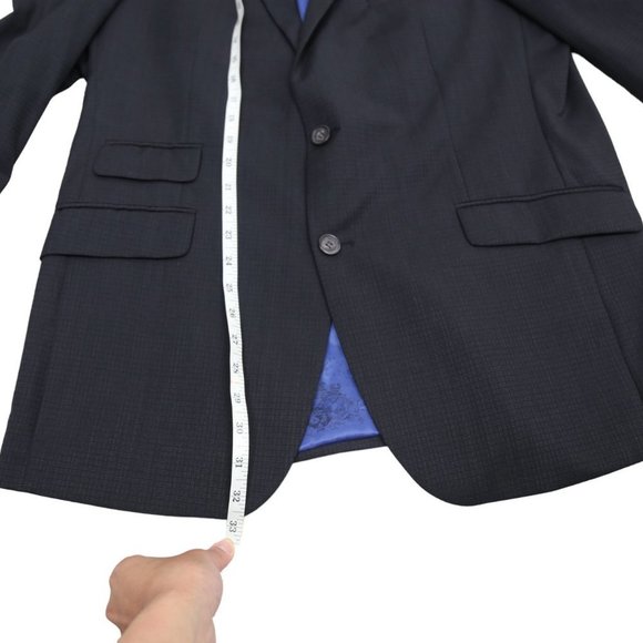 TED BAKER London No Ordinary Joe Men's Wool Blazer Suit Jacket Size 44R - Picture 8 of 11